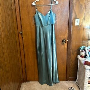 size small maxi teal birdy grey dress